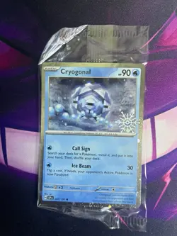 Pokemon TCG Cryogonal 047/191 Surging Sparks Reverse Holo Advent Promo - Image 1
