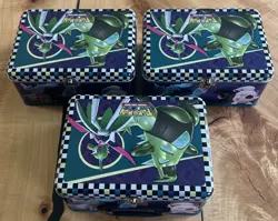 2024 Pokemon Collector Chest Back to School EMPTY Lunch Box Tins Lot Of 3 - Image 2