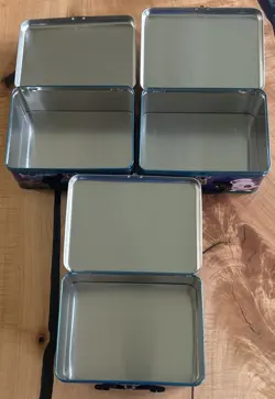 2024 Pokemon Collector Chest Back to School EMPTY Lunch Box Tins Lot Of 3 - Image 3