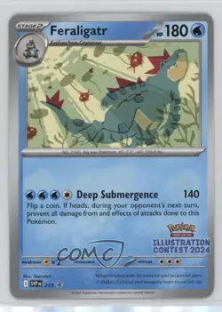Feraligatr (Illustration Contest 2024) Pokemon Scarlet & Violet Black Star Promo - Image 1