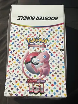 Pokemon Scarlet & Violet EMPTY 151 Booster Bundle Display BOX ONLY - Image 1