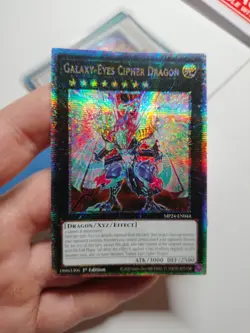 Yugioh MP24-EN044 Galaxy-Eyes Cipher Dragon - Quarter Century Secret Rare NM - Image 2