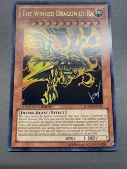 Yugioh The Winged Dragon Of Ra Limited Edition Ultra Rare JUMP-EN045 HP - Image 1
