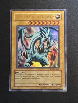 Blue-Eyes White Dragon RP-EN001 Retro Pack 2008 OG Print Ultra Rare Yugioh MP - Image 1