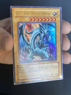Blue-Eyes White Dragon RP-EN001 Retro Pack 2008 OG Print Ultra Rare Yugioh MP - Image 3