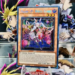 Yugioh Maliss P White Rabbit MP25-EN122 Prismatic Secret Rare 1st Ed Near Mint - Image 1