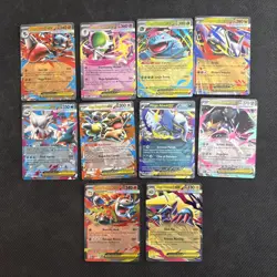 Complete Set Mega Evolutions Regular Mega Ex Card Lot, Lucario, Latias, Etc. - Image 1