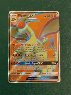 Flygon GX 218/236 Cosmic Eclipse Full Art Holo Ultra Rare Pokemon Card NM - Image 1