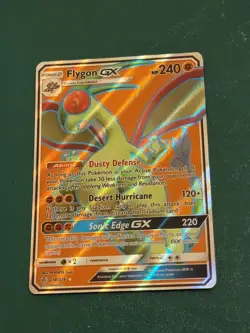 Flygon GX 218/236 Cosmic Eclipse Full Art Holo Ultra Rare Pokemon Card NM - Image 2
