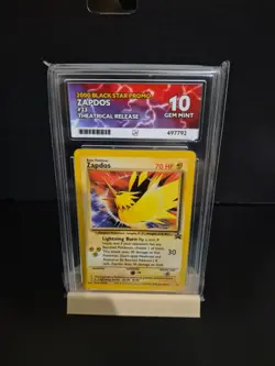 ACE 10 Zapdos #23 Black Star Promo Pokemon Card WOTC Promo GEM MINT - Image 1