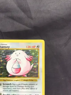 Pokemon Cards: Base Set Shadowless Rare Holo: Chansey 3/102 - Image 4