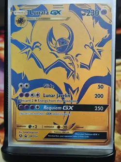 Pokemon TCG Lunala GX SM103a Promo Holo Card NM Condition - Image 1
