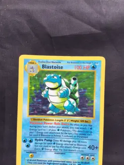 Pokemon Cards: Base Set Shadowless Rare Holo: Blastoise 2/102 - Image 2