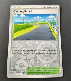 Pokemon 151 Cycling Road Reverse Holo Trainer Card 157/165 NM - Image 1