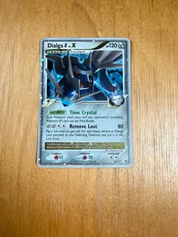 Pokemon TCG Dialga G LV.X 122/127 Platinum Card Lightly Played - Image 1