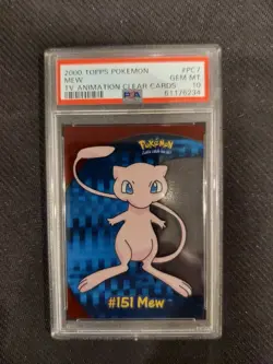 PSA 10 Mew Clear Card 2000 Topps Pokemon - Image 1