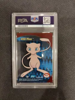 PSA 10 Mew Clear Card 2000 Topps Pokemon - Image 2