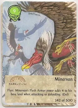 Spellfire 4th Edition Card M/NM 342/500 Minervan - Image 1