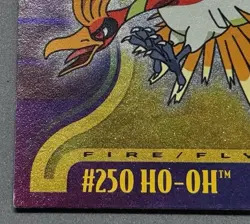 2001 TOPPS HO-OH #250 HOLO FOIL Pokemon Johto League Champions Set Rare VTG Card - Image 5