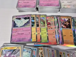 Scarlet & Violet Base Set Bulk Cards 100 Non Holo And 68 Holo/reverse Holo Bulk - Image 4
