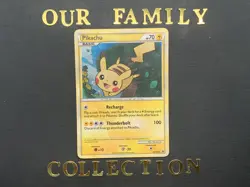 Pokemon Card - HeartGold SoulSilver Promo Pikachu Holographic Card - HGSS03 - Image 1