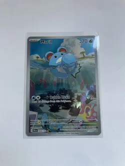 Marill 204/193 Scarlet & Violet Paldea Evolved Illustration Rare Pokemon Card - Image 1