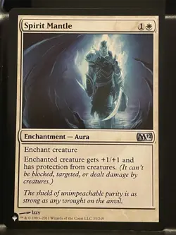Spirit Mantle Core Set 2012 (M12) Regular NM The List Mystery MTG Magic Card - Image 1