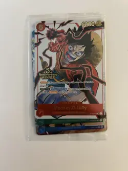 One Piece Card Game 3rd Anniversary Release Event Winner Pack Sealed - Image 3