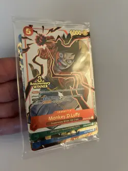 One Piece Card Game 3rd Anniversary Release Event Winner Pack Sealed - Image 4