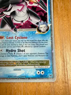 Palkia G LV X Platinum 125/127 Pokemon Card Ultra Rare Holo - Image 4