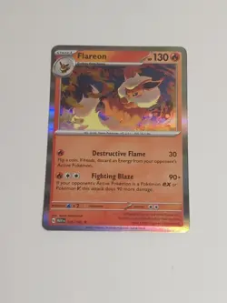 Flareon - 136/165 - Pokemon 151 Holo Rare Card NM-Mint - Image 1