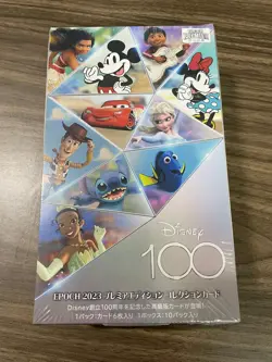 NEW Disney 100th Anniversary 2023 EPOCH PREMIER EDITION Collection Card BOX - Image 1