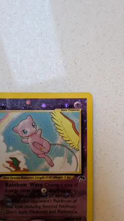 Pokemon TCG Southern Islands Mew Reverse Holo Card 1/18 - Image 3