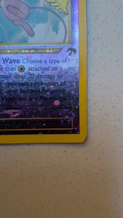 Pokemon TCG Southern Islands Mew Reverse Holo Card 1/18 - Image 5