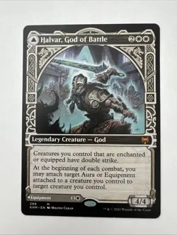 Halvar, God of Battle (Showcase) Kaldheim Regular - Image 1