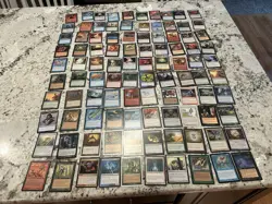 Mtg Value Lot x100 Magic The Gathering Aura Of Silence Predict Terminate Mp-Hp - Image 1