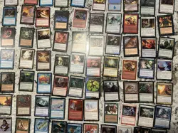 Mtg Value Lot x100 Magic The Gathering Aura Of Silence Predict Terminate Mp-Hp - Image 3