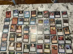 Mtg Value Lot x100 Magic The Gathering Aura Of Silence Predict Terminate Mp-Hp - Image 4