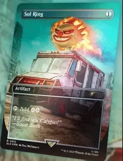 Twisted Metal x Secret Lair MTG Sol Ring Rainbow FOIL *PRE SALE* - Image 1