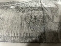 Magic the Gathering Original Art Worldly Tutor. Mtg Original Sketch ~14x20” - Image 3