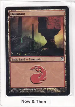 MTG: Time Spiral: Foil: Mountain #295 - Image 1