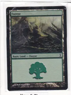 MTG: Time Spiral: Foil: Forest #298 - Image 1