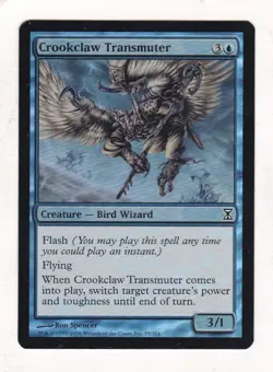 MTG: Time Spiral: Foil: Crookclaw Transmuter - Image 1