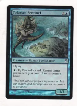 MTG: Time Spiral: Foil: Tolarian Sentinel - Image 1