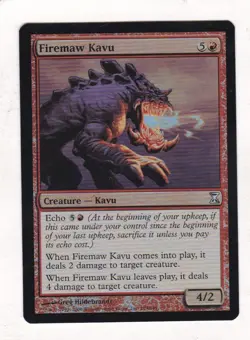 MTG: Time Spiral: Foil: Firemaw Kavu - Image 1