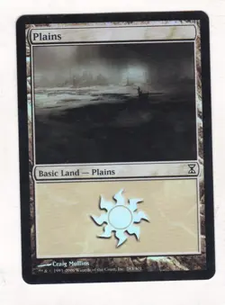 MTG: Time Spiral: Foil: Plains #283 - Image 1