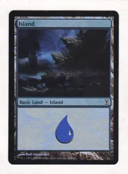 MTG: Time Spiral: Foil: Island #286 - Image 1