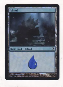 MTG: Time Spiral: Foil: Island #288 - Image 1