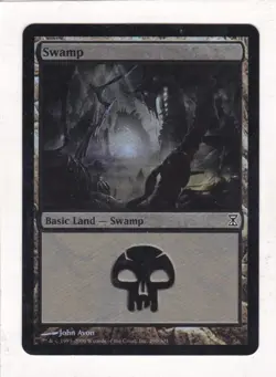 MTG: Time Spiral: Foil: Swamp #290 - Image 1
