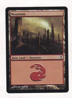 MTG: Time Spiral: Foil: Mountain #296 - Image 1